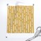 Yellow Mustard Interrupted Stripe Modern Design Hand Drawn Vintage Retro Large Scale Custom Removable Wallpaper by Spoonflower Peel & Stick Wallpaper 2FT Wide